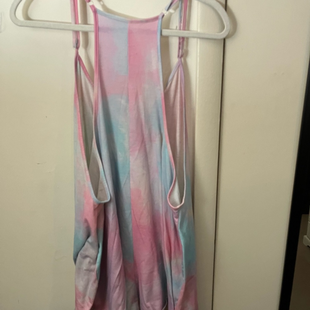 Pink blue romper - Picture 2 of 2